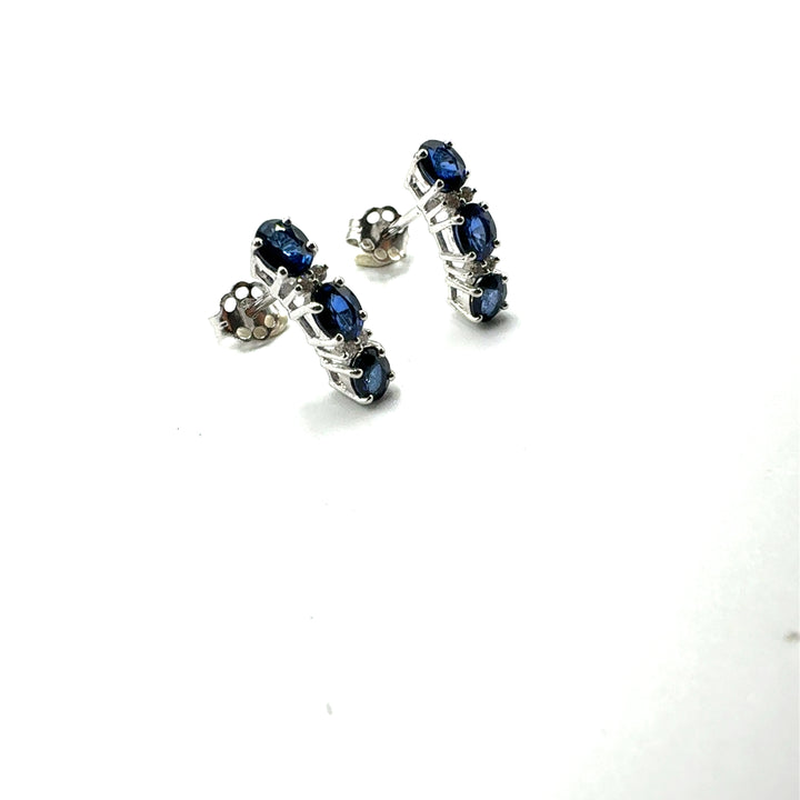 Orecchini  Clesi  Trilogy Zaffiri