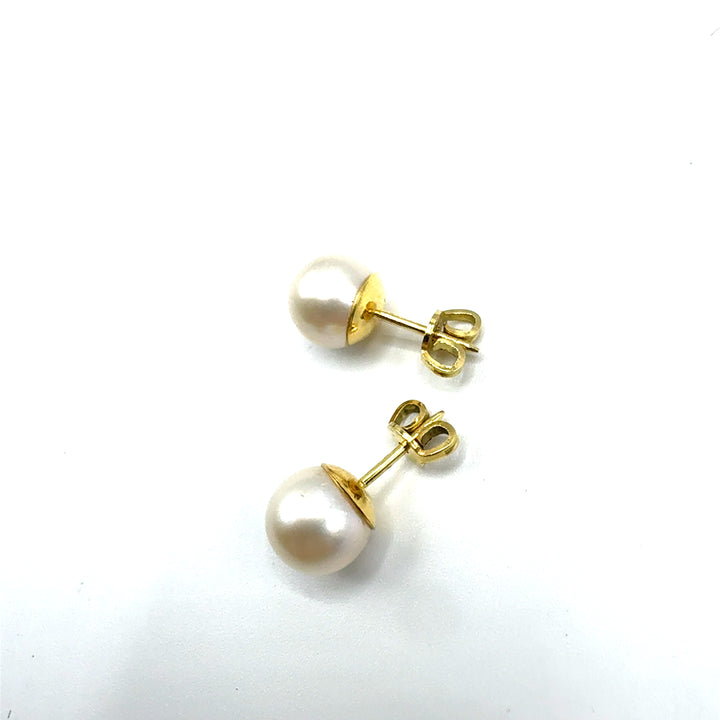 Orecchini Perle Bianche Gemelle 7,5 -8 mm