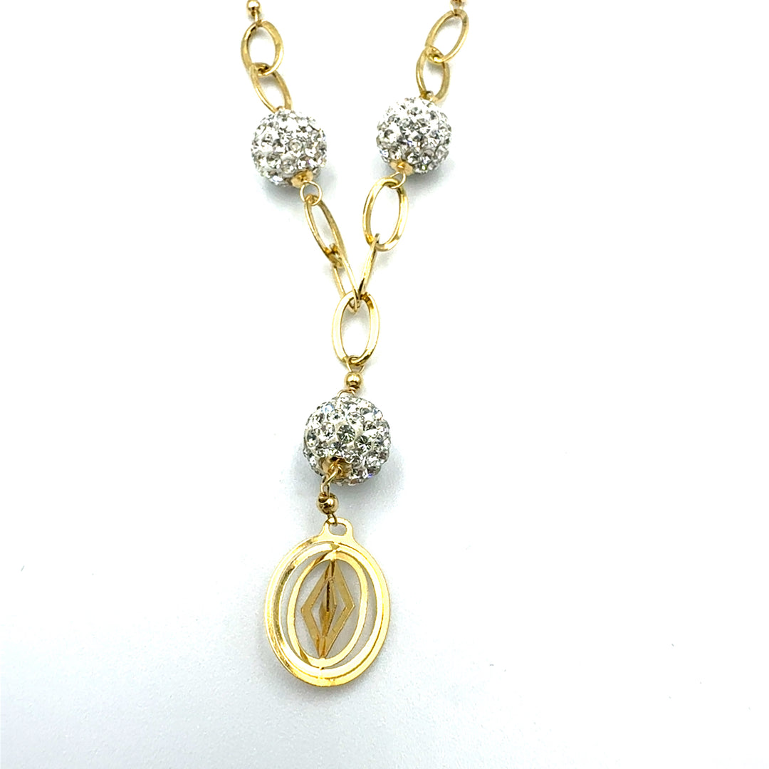 Collana Laccetto Oro Bicolore