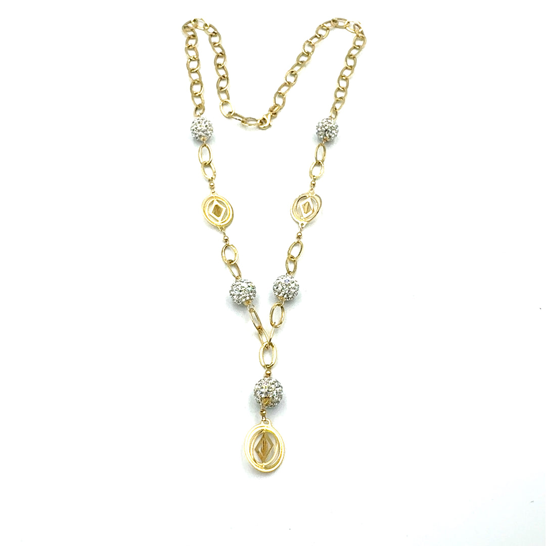 Collana Laccetto Oro Bicolore