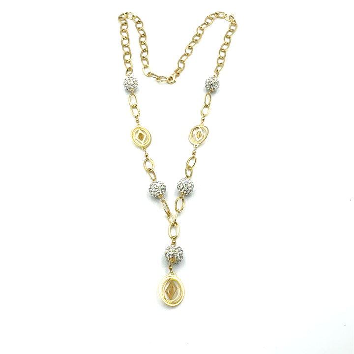 Collana Laccetto Oro Bicolore