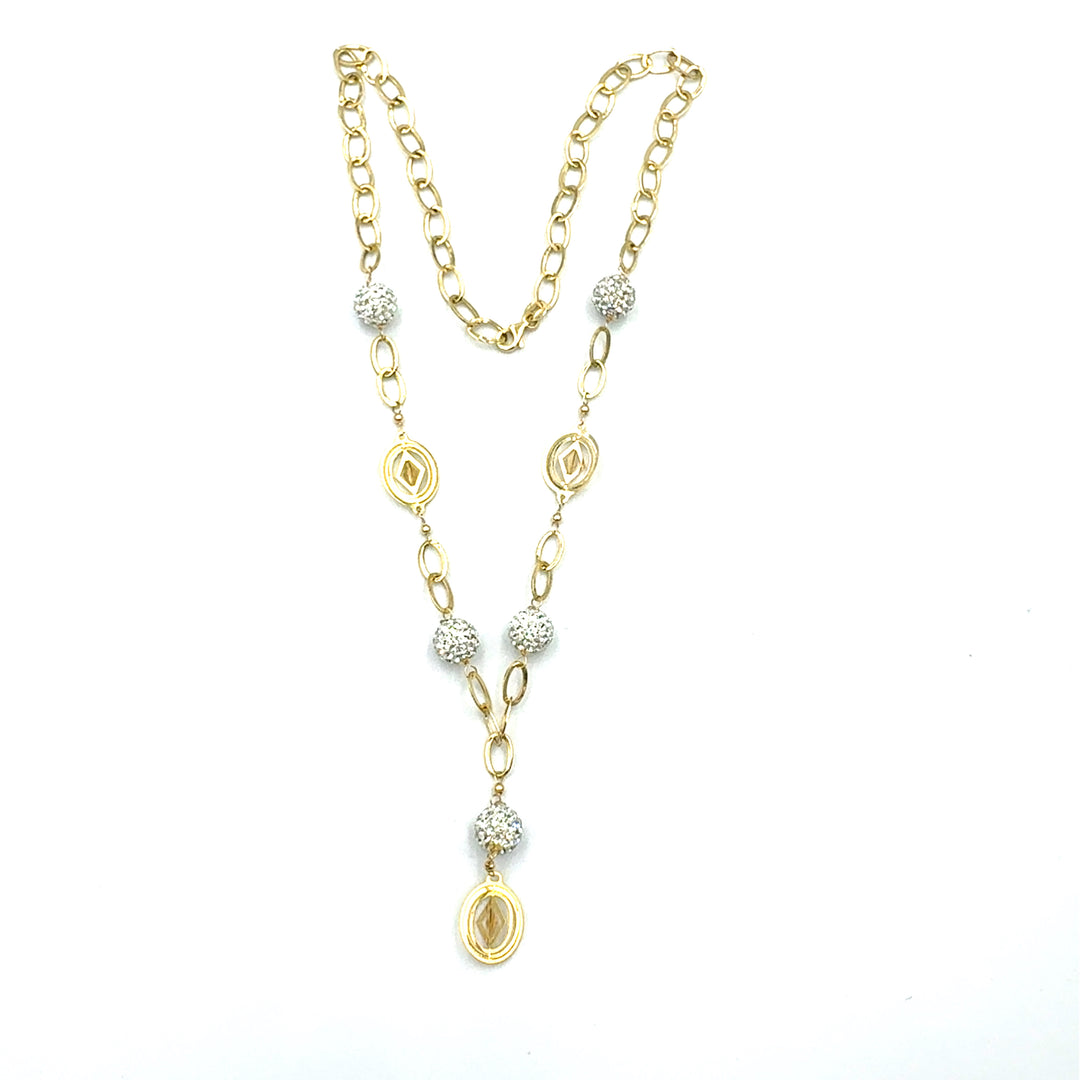 Collana Laccetto Oro Bicolore