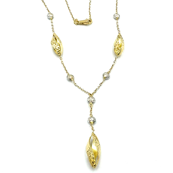 Collana Laccetto Oro Bicolore