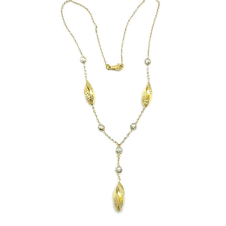 Collana Laccetto Oro Bicolore