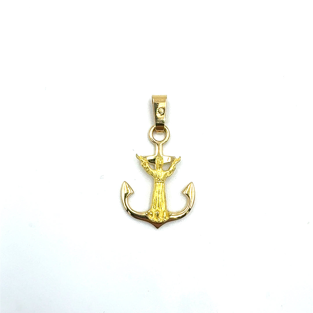 Pendente Ancora Oro Giallo