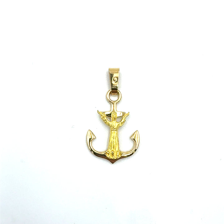 Pendente Ancora Oro Giallo