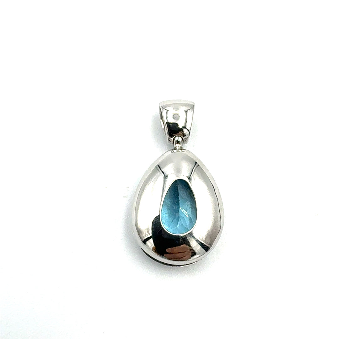 Yellow Gold Tourmaline Pendant