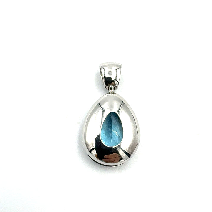 Yellow Gold Tourmaline Pendant