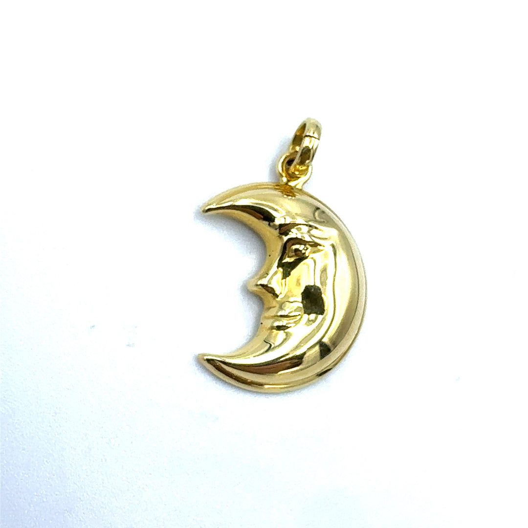 Pendente  Mezza Luna Oro Giallo