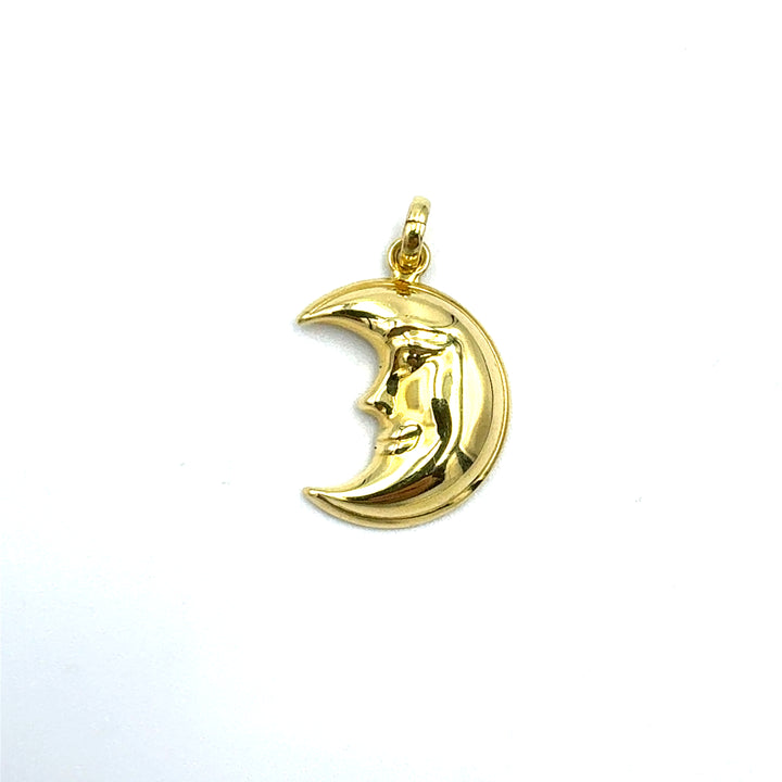 Pendente  Mezza Luna Oro Giallo