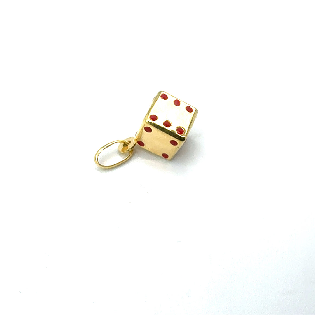 White Gold Zirconia Boy Pendant
