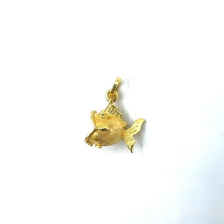 Ciondolo Pendente Pesce Oro Giallo