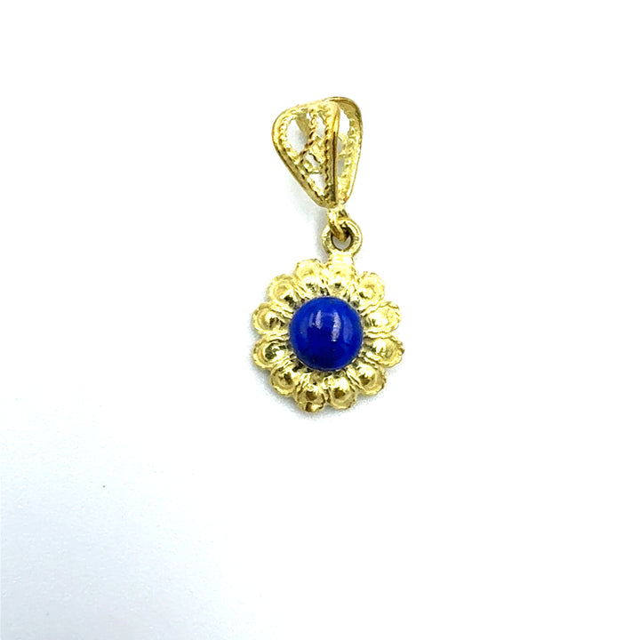 Ciondolo Fiore Oro Giallo