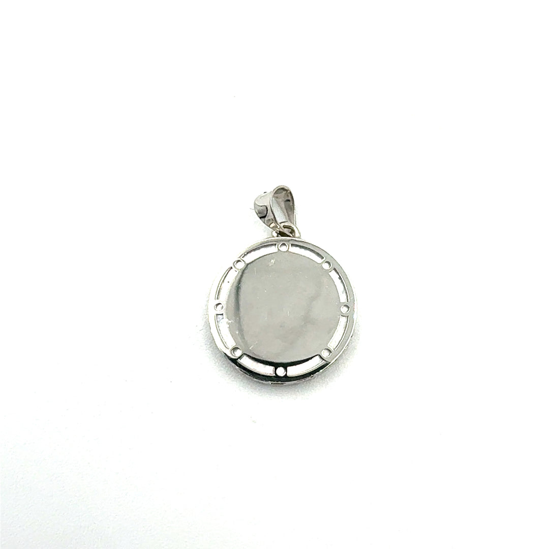 Pendente Timone in Oro Bianco
