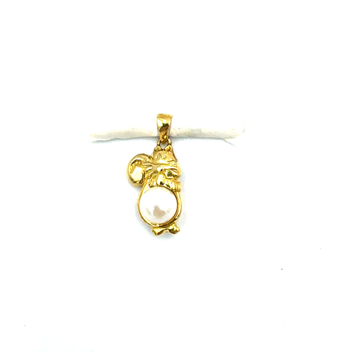 Pendente Miluna Perla Porta Fortuna Oro Giallo
