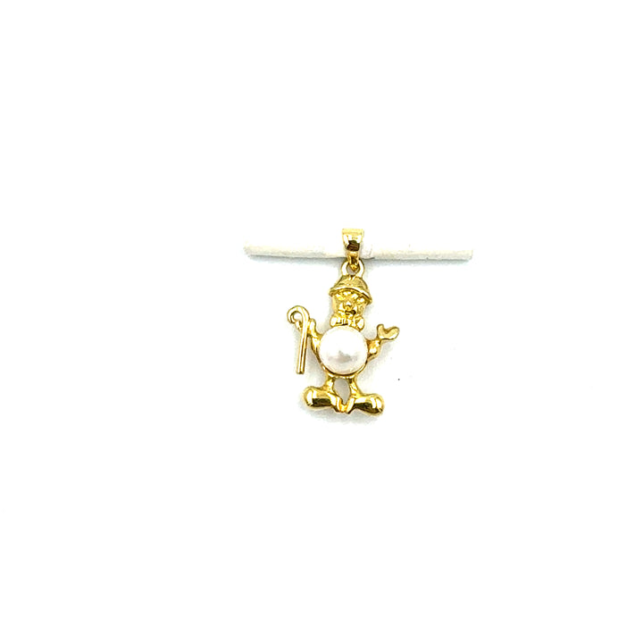 Pendente Miluna Perla Porta Fortuna Oro Giallo