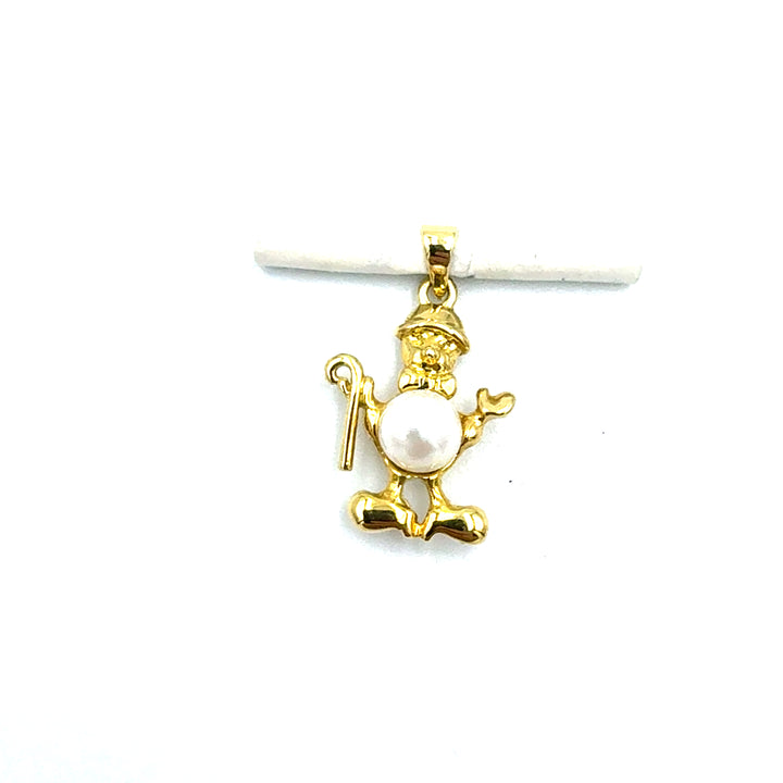 Pendente Miluna Perla Porta Fortuna Oro Giallo