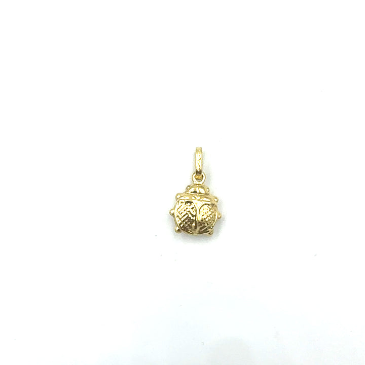 Ciondolo Pendente Coccinella Oro Giallo
