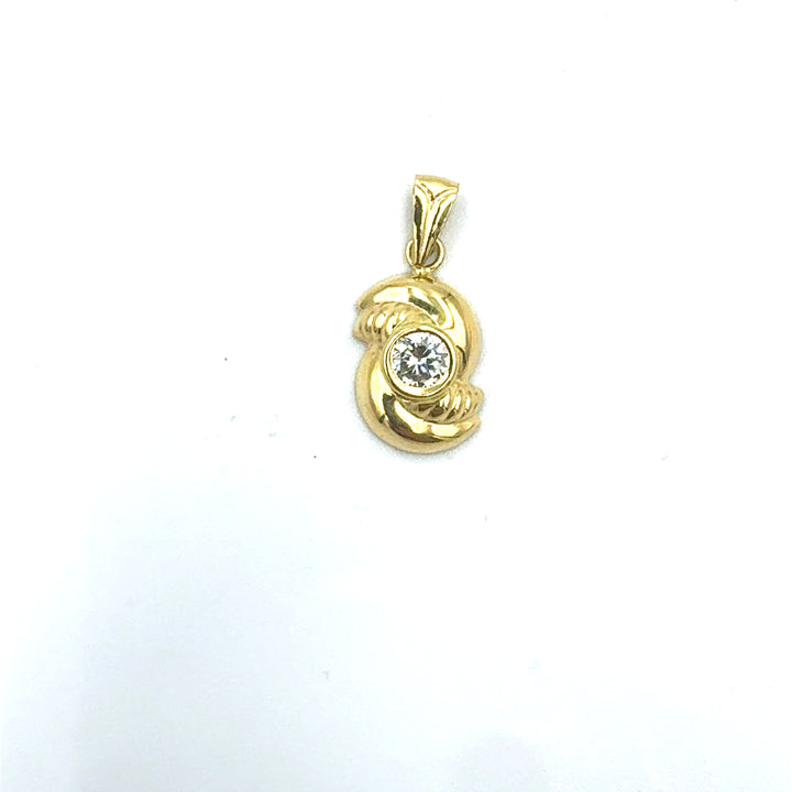 Ciondolo Pendente Oro Giallo