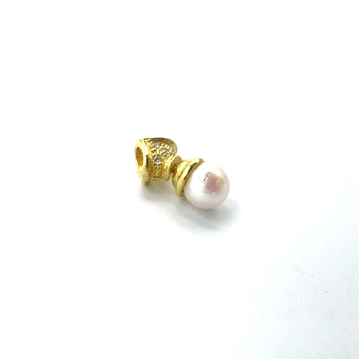 Ciondolo Pendente Perla  Oro Giallo