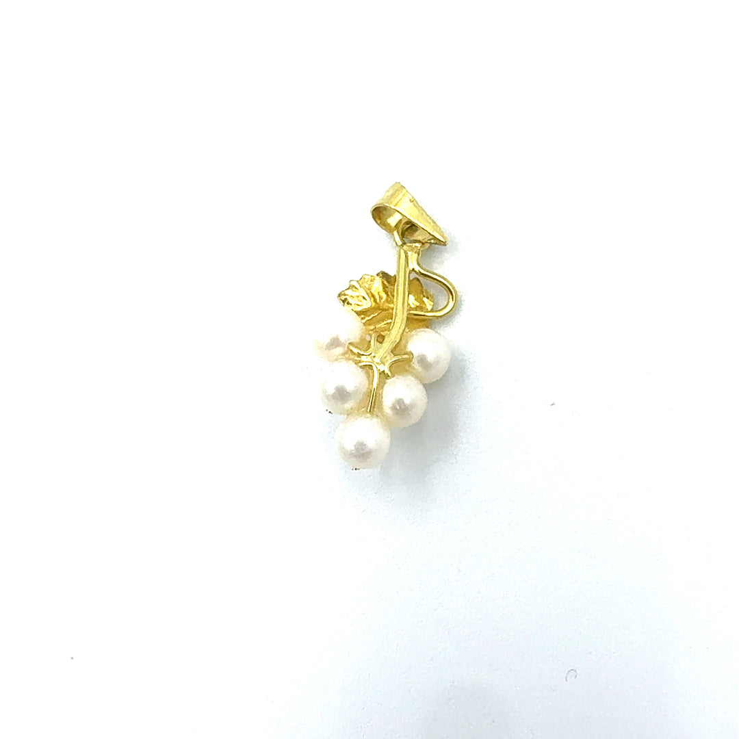 Ciondolo Pendente Uva Oro Giallo