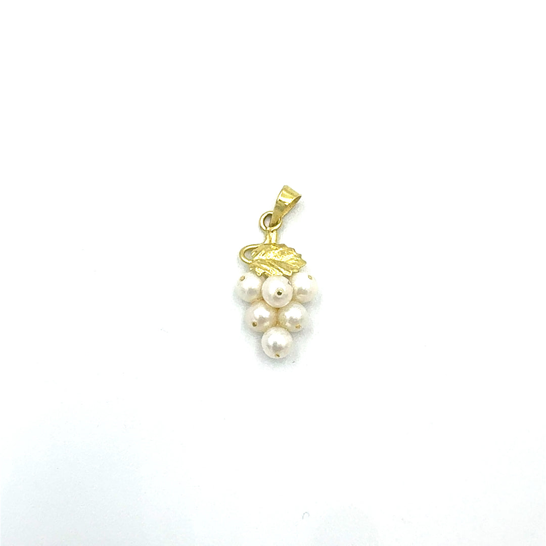 Ciondolo Pendente Uva Oro Giallo