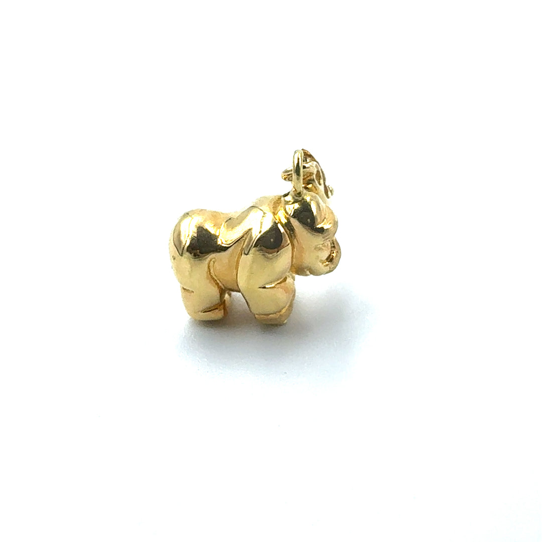 Ciondolo Pendente Gorilla  Oro Giallo