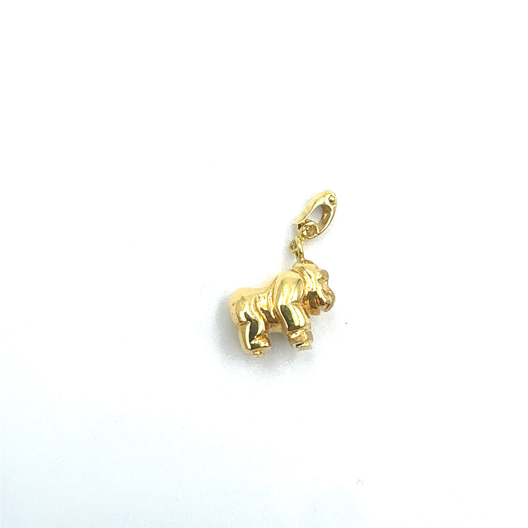 Ciondolo Pendente Gorilla  Oro Giallo