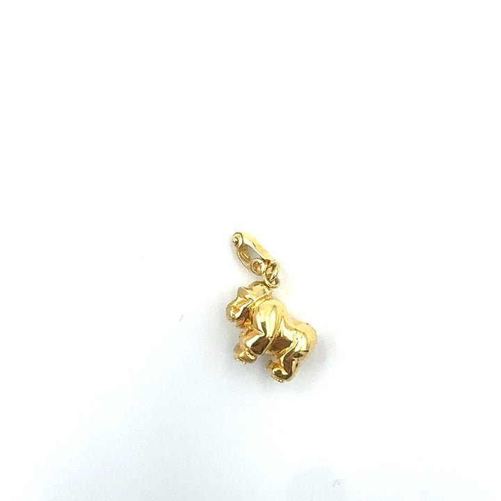 Ciondolo Pendente Gorilla  Oro Giallo