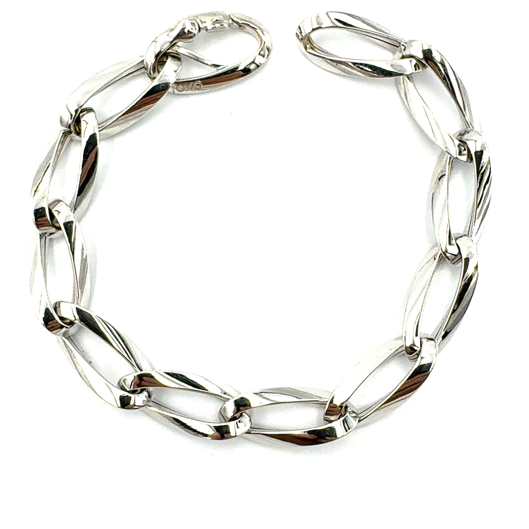 Bracciale Catena Oro Bianco