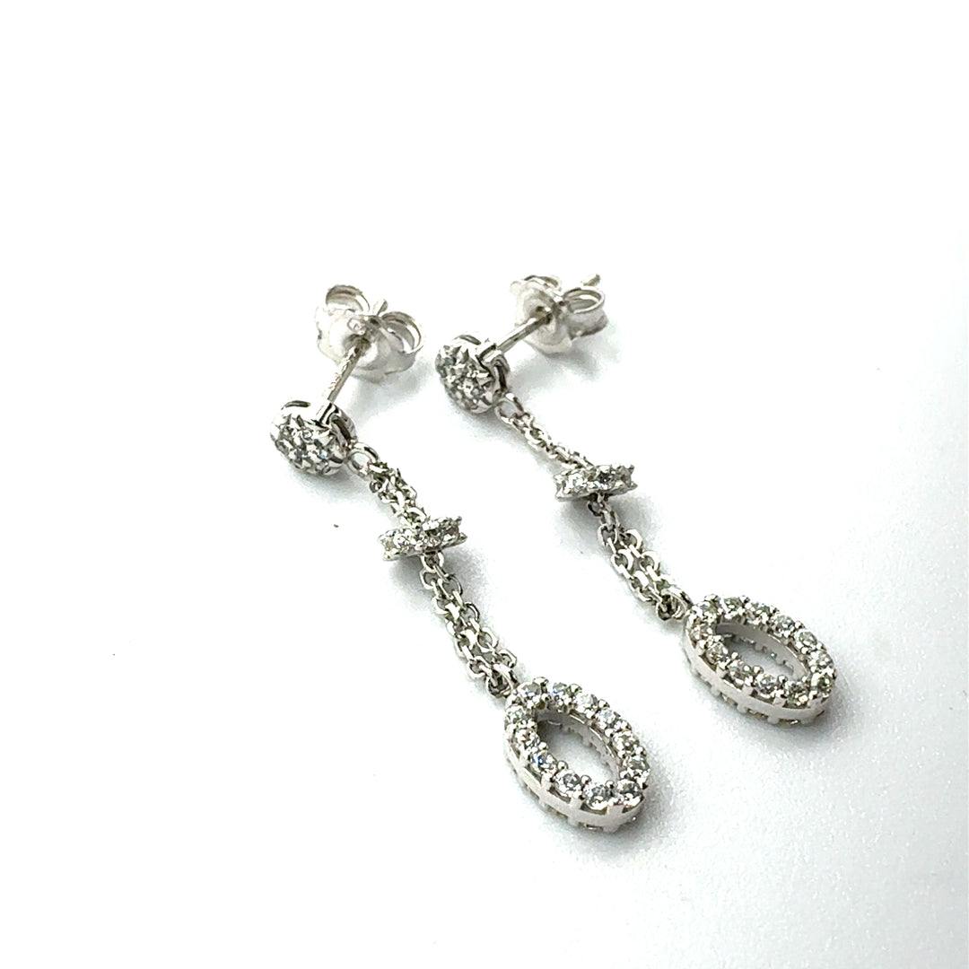 Orecchini Oro Bianco