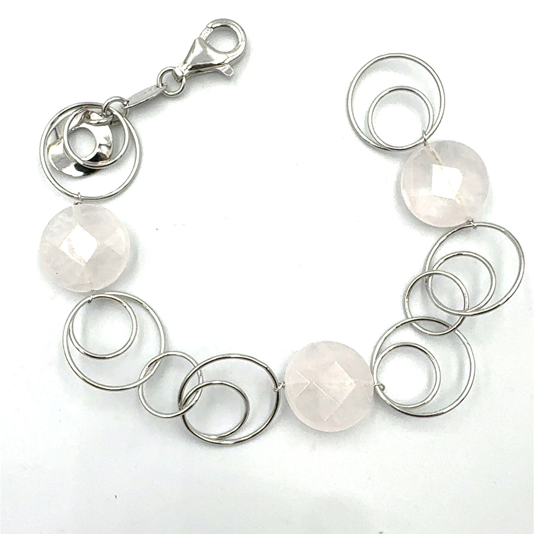 Bracciale Argento Fantasia con Quarzi