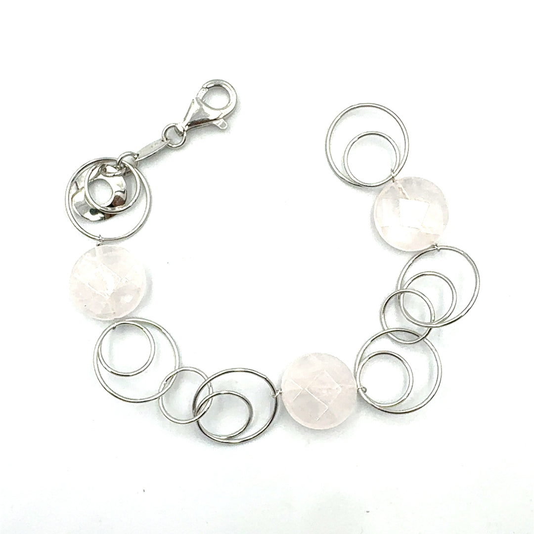 Bracciale Argento Fantasia con Quarzi