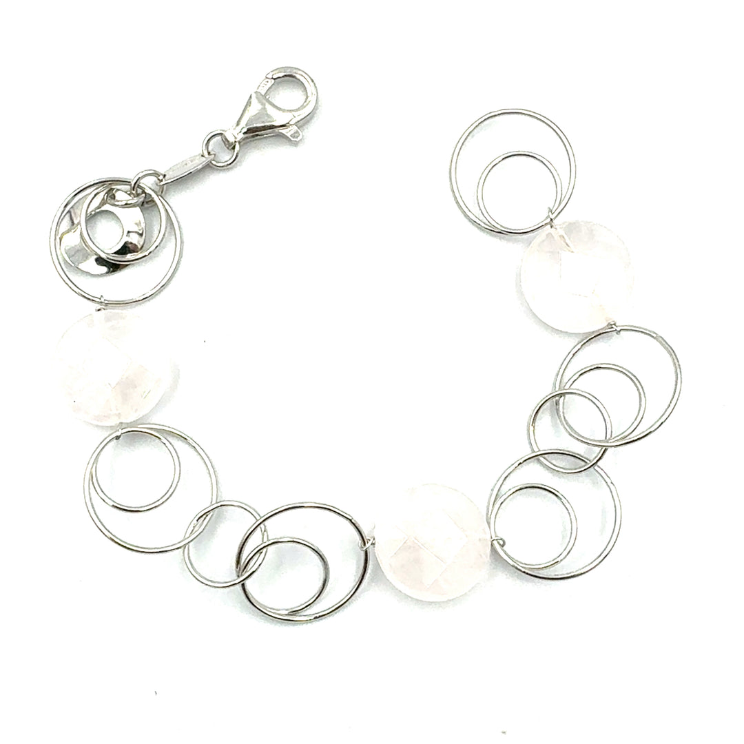 Bracciale Argento Fantasia con Quarzi