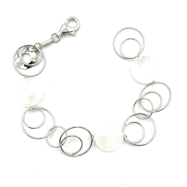 Bracciale Argento Fantasia con Quarzi