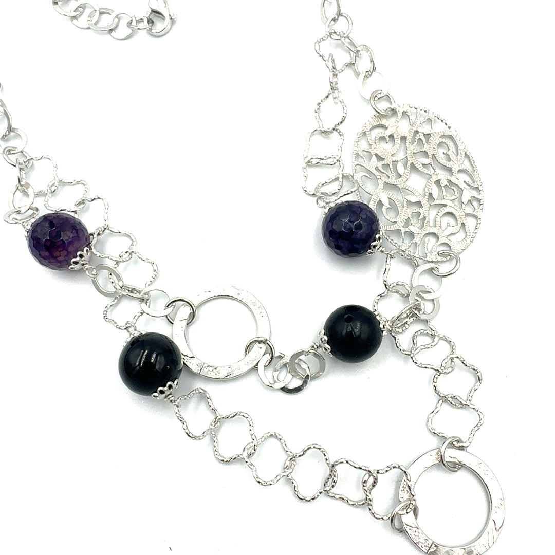 Collana Donna Acciaio Fantasia