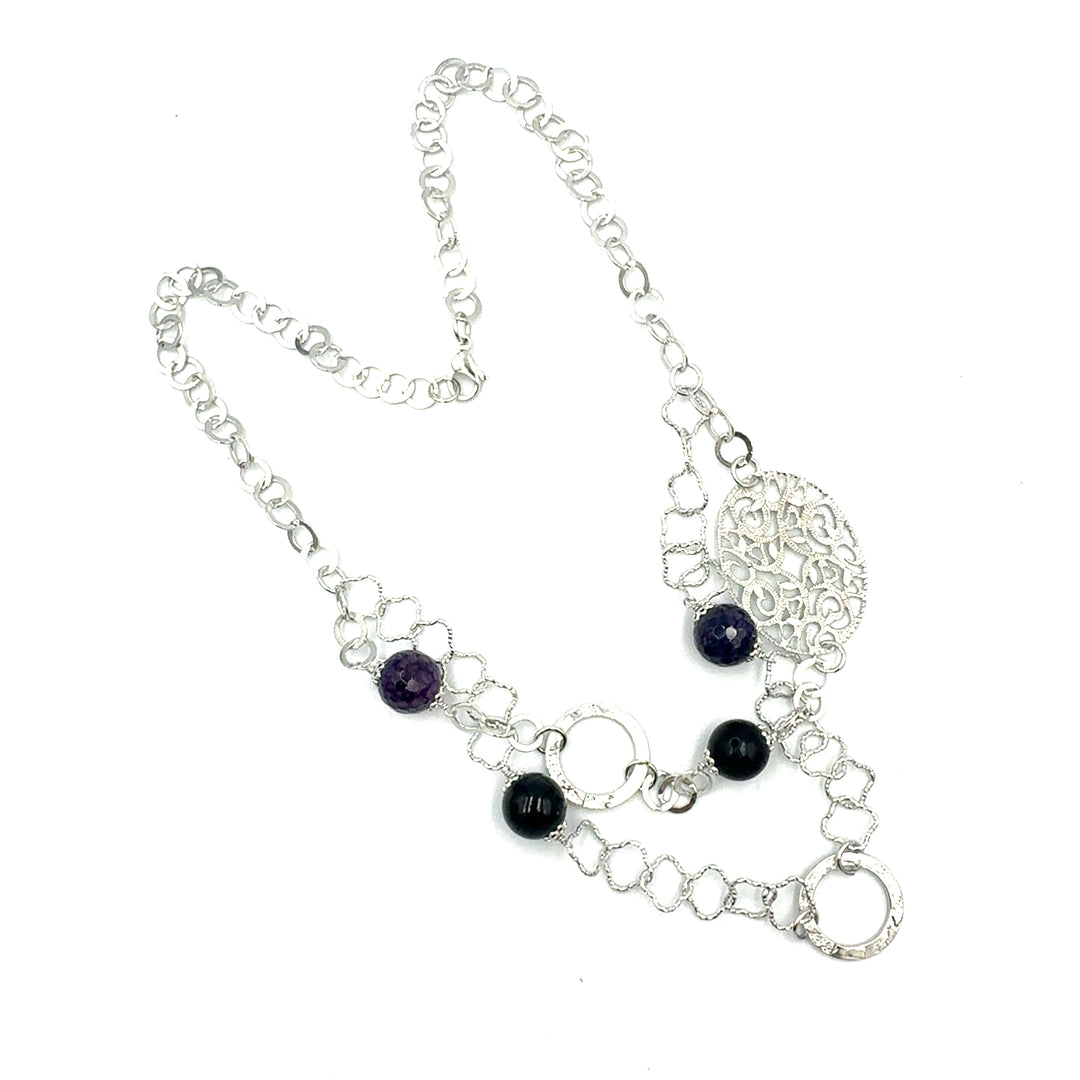 Collana Donna Acciaio Fantasia