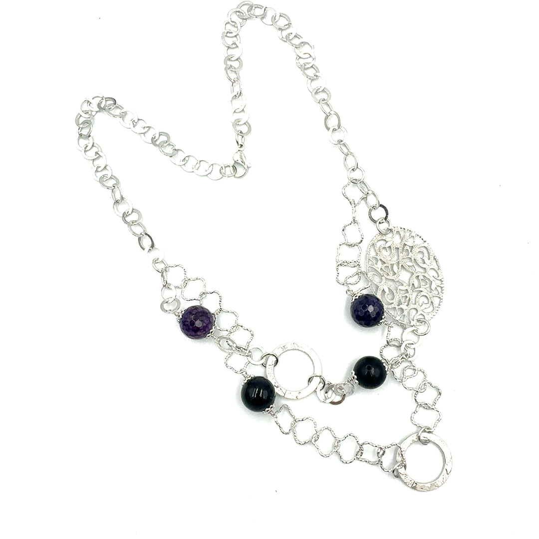 Collana Donna Acciaio Fantasia