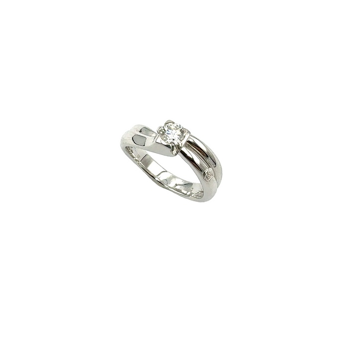 Anello Solitario Le Duchesse  Oro Bianco