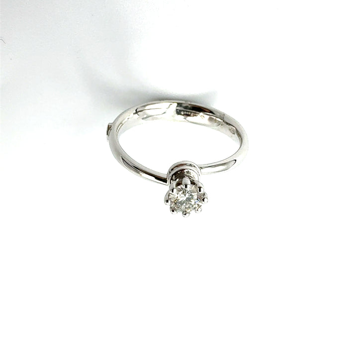 Anello Solitario Le Duchesse  Oro Bianco