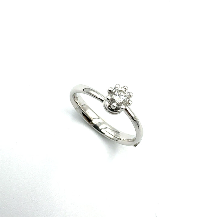 Anello Solitario Le Duchesse  Oro Bianco