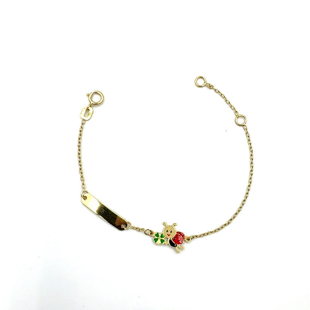 Bracciale Oro Giallo Bimba Coccinella