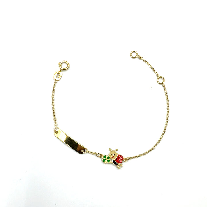 Bracciale Oro Giallo Bimba Coccinella