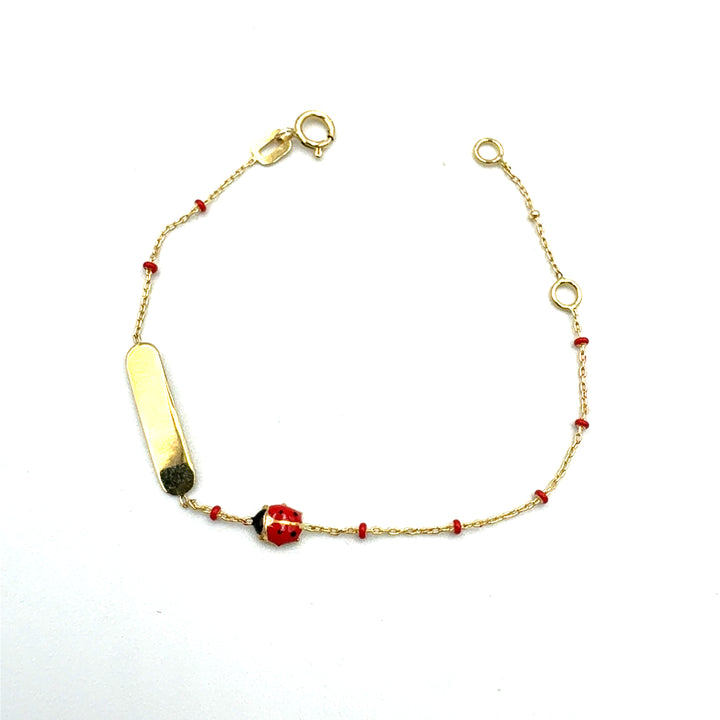 Bracciale Oro Giallo Bimba Coccinella