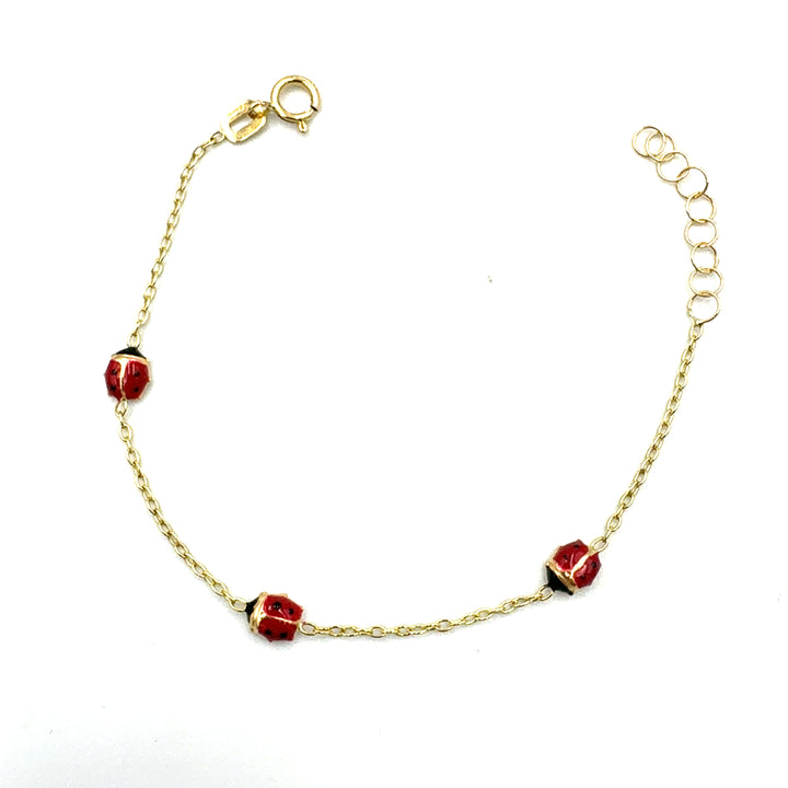 Bracciale Oro Giallo Bimba Coccinella