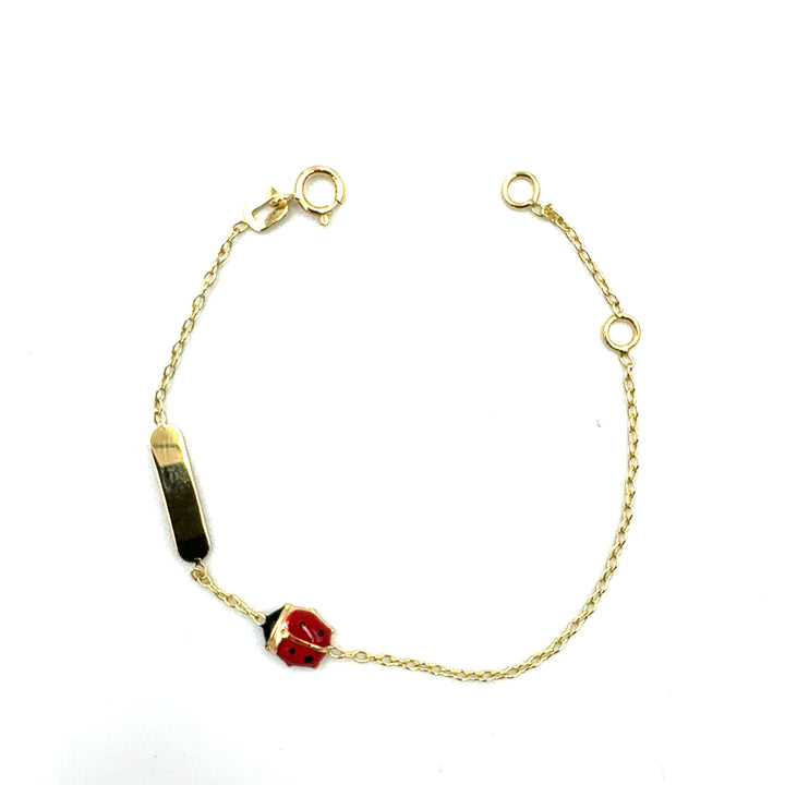 Bracciale Oro Giallo Bimba Coccinella