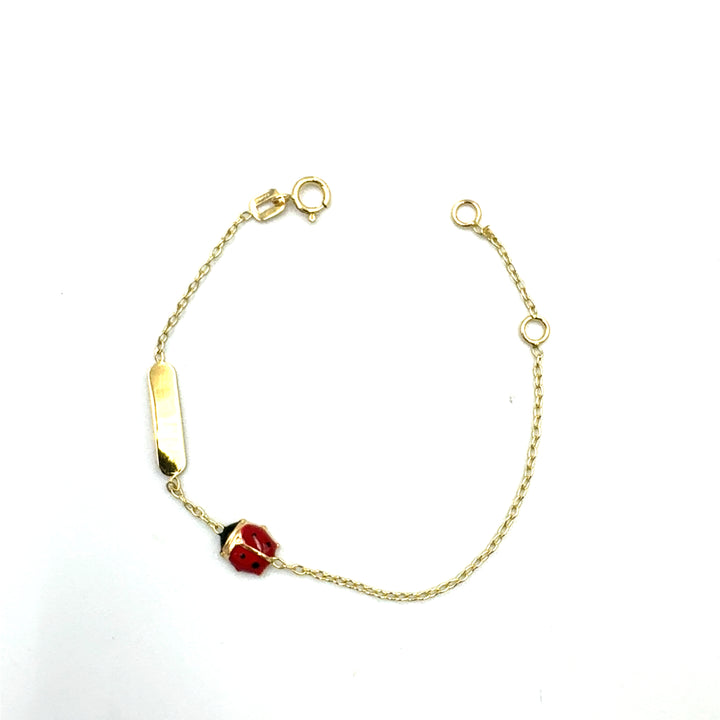 Bracciale Oro Giallo Bimba Coccinella