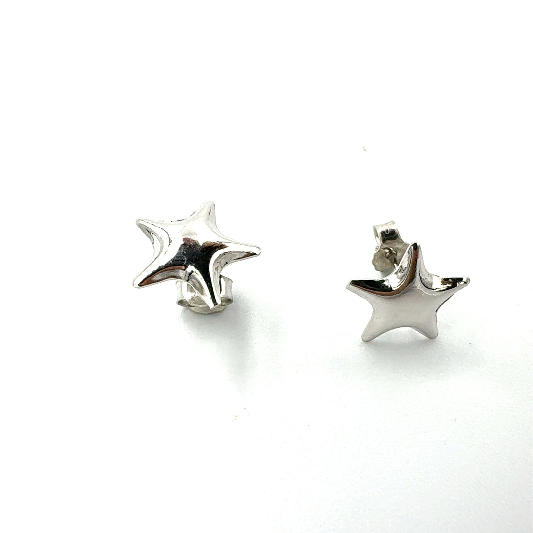 Yellow White Gold Earrings