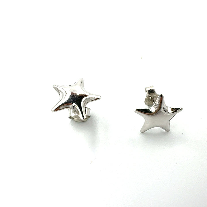Yellow White Gold Earrings