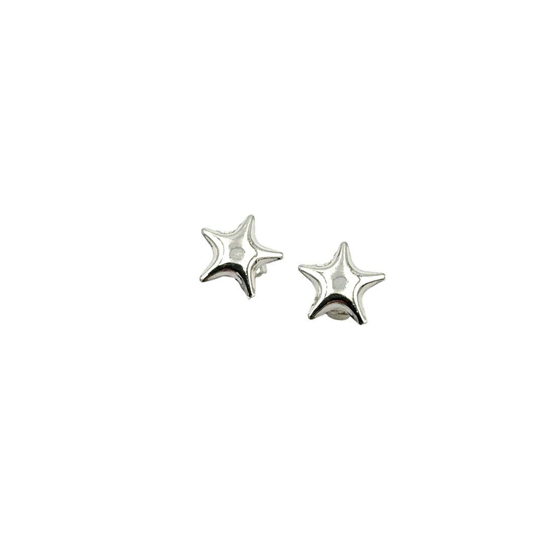 Yellow White Gold Earrings